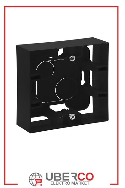 LEGRAND 768647Legrand Diğer Ürünler - Sıva üstü kasa - SiyahLegrand Diğer Ürünler - Sıva üstü kasa - Siyah{ubercoelektromarket}