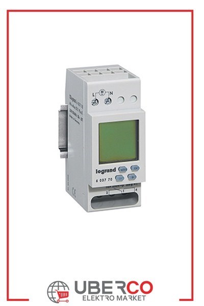 LEGRAND 603770Legrand Digital zaman saati 230V 16A 1 kanalLegrand Digital zaman saati 230V 16A 1 kanal{ubercoelektromarket}