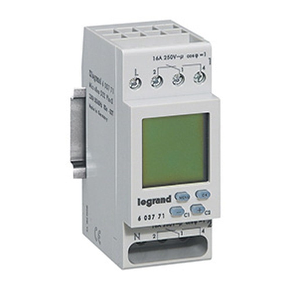 LEGRAND 603771Legrand Digital zaman saati 230V 16A 2 kanalLegrand Digital zaman saati 230V 16A 2 kanal{ubercoelektromarket}