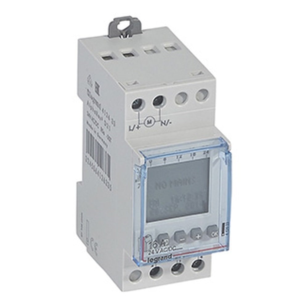 LEGRAND 412633Legrand Dijital Zaman Saati - Haftalık - Gerilim 24V~ - NA+NK 1 Çıkış 24V~Legrand Dijital Zaman Saati - Haftalık - Gerilim 24V~{ubercoelektromarket}