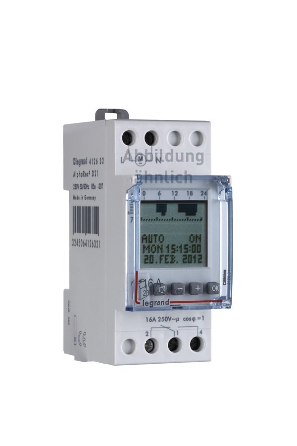 LEGRAND 412632Legrand Dijital Zaman Saati - Haftalık - Gerilim 120V~ - NA+NK 1 Çıkış 120V~Legrand Dijital Zaman Saati - Haftalık - Gerilim 120V~{ubercoelektromarket}