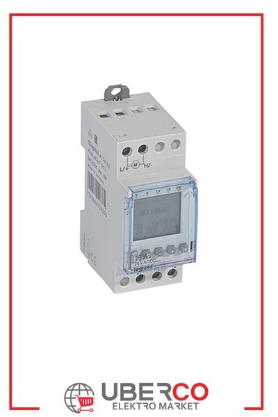 LEGRAND 412633Legrand Dijital Zaman Saati - Haftalık - Gerilim 24V~ - NA+NK 1 Çıkış 24V~Legrand Dijital Zaman Saati - Haftalık - Gerilim 24V~{ubercoelektromarket}