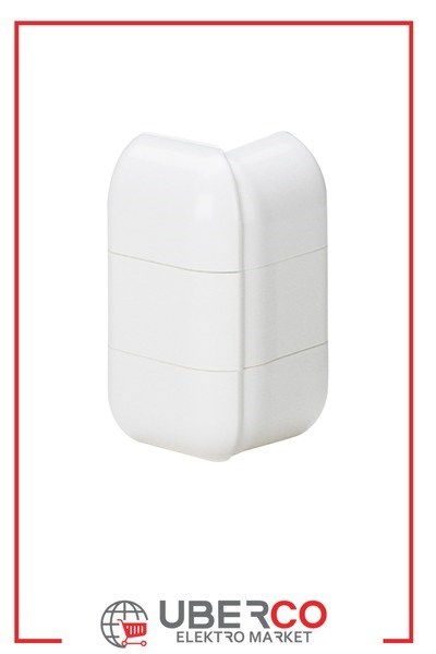 LEGRAND 033666Legrand DLPlus süpürgelik kanal 20x120mm kanal dış bükey köşeLegrand DLPlus İnce Kanal Dış Bükey Köşe - 20x120mm{ubercoelektromarket}