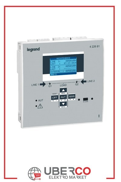 LEGRAND 422681Legrand DMX3 Açık TİP Şalter - Enversör Sistem Ekipmanı - Elektronik Kontrol Ünitesi - Standart 110-230V ACLegrand DMX3 Açık TİP Şalter - Enversör Sistem Ekipmanı{ubercoelektromarket}