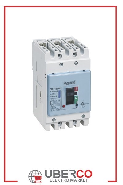 LEGRAND 423649Legrand DPX³ 125 HP TM 125A 3P 50kALegrand DPX³ 125 HP TM 125A 3P 50kA{ubercoelektromarket}