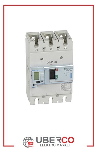 LEGRAND 420695Legrand DPX³250 ELE&SG 3P 100A 70kALegrand DPX³250 ELE&SG 3P 100A 70kA{ubercoelektromarket}