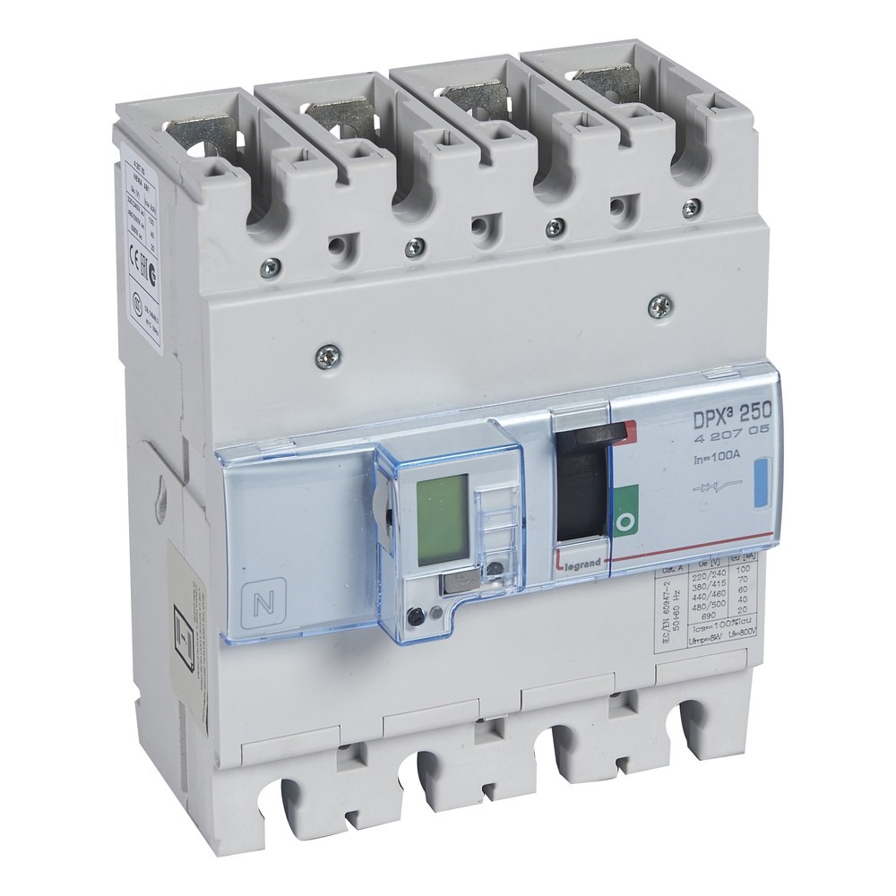LEGRAND 420705Legrand DPX³250 ELE&SG 4P 100A 70kALegrand DPX³250 ELE&SG 4P 100A 70kA{ubercoelektromarket}