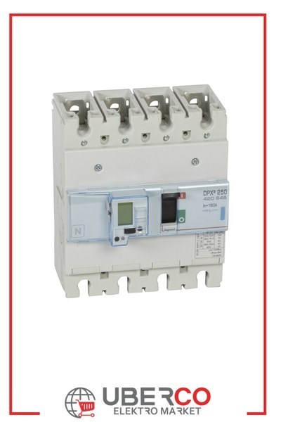 LEGRAND 420707Legrand DPX³250 ELE&SG 4P 160A 70kALegrand DPX³250 ELE&SG 4P 160A 70kA{ubercoelektromarket}