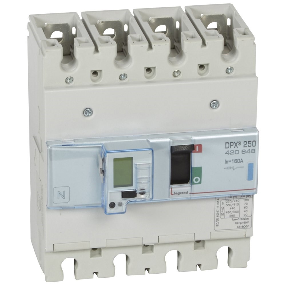 LEGRAND 420707Legrand DPX³250 ELE&SG 4P 160A 70kALegrand DPX³250 ELE&SG 4P 160A 70kA{ubercoelektromarket}