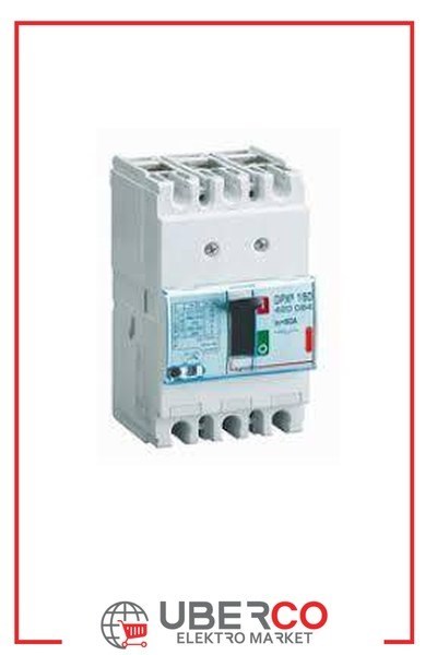 LEGRAND 420084Legrand DPX3 160 Kompakt Şalter - Termik manyetik - 3 kutup - Icu(kA) 36 - In(A) 80Legrand DPX3 160 Kompakt Şalter - Termik manyetik - 3 kutup{ubercoelektromarket}