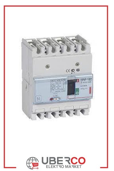 LEGRAND 420092Legrand DPX3 160 Kompakt Şalter - Termik manyetik - 4 kutup - Icu(kA) 36 - In(A) 40Legrand DPX3 160 Kompakt Şalter - Termik manyetik - 4 kutup{ubercoelektromarket}