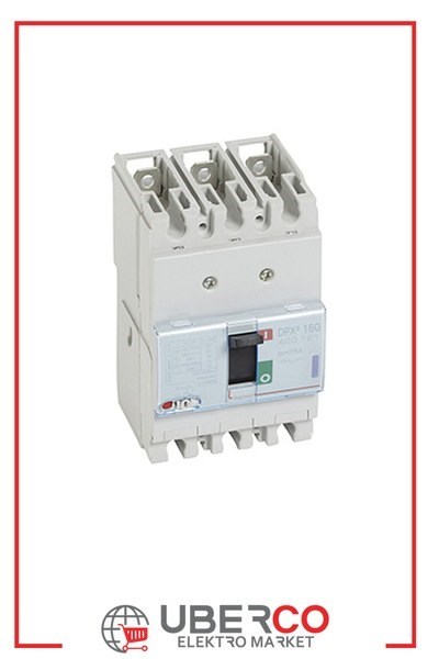 LEGRAND 420121Legrand DPX3 160 Kompakt Şalter - Termik manyetik - 3 kutup - Icu(kA) 50 - In(A) 25Legrand DPX3 160 Kompakt Şalter - Termik manyetik - 3 kutup{ubercoelektromarket}