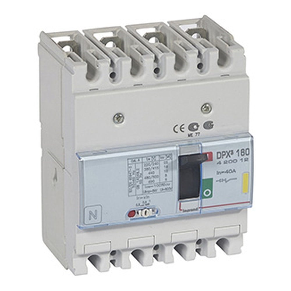 LEGRAND 420012Legrand DPX3 160 Kompakt Şalter - Termik manyetik - 4 kutup - Icu(kA) 16 - In(A) 40Legrand DPX3 160 Kompakt Şalter - Termik manyetik - 4 kutup{ubercoelektromarket}
