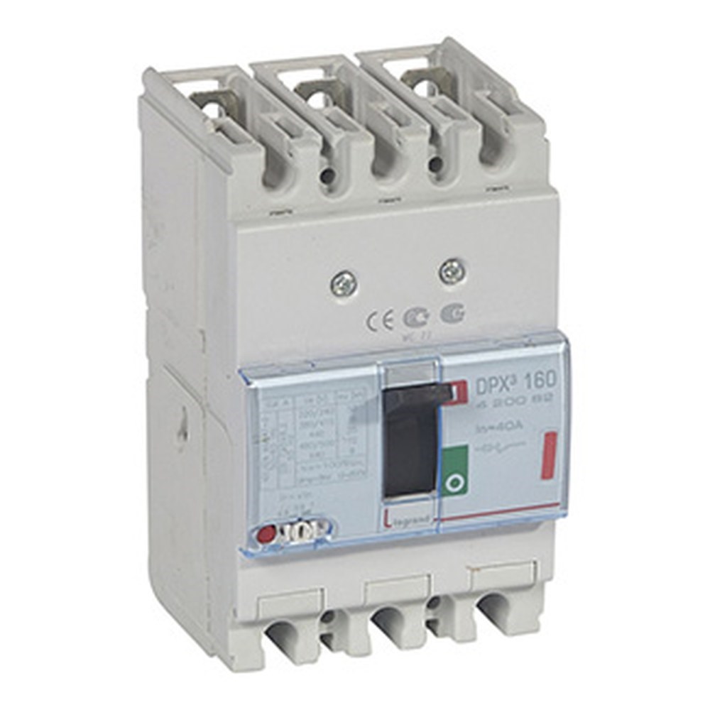 LEGRAND 420082Legrand DPX3 160 Kompakt Şalter - Termik manyetik - 3 kutup - Icu(kA) 36 - In(A) 40Legrand DPX3 160 Kompakt Şalter - Termik manyetik - 3 kutup{ubercoelektromarket}