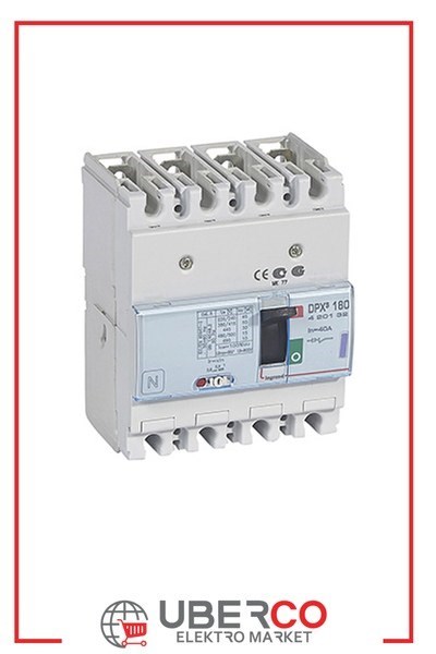 LEGRAND 420132Legrand DPX3 160 Kompakt Şalter - Termik manyetik - 4 kutup - Icu(kA) 50 - In(A) 40Legrand DPX3 160 Kompakt Şalter - Termik manyetik - 4 kutup{ubercoelektromarket}