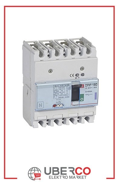LEGRAND 420133Legrand DPX3 160 Kompakt Şalter - Termik manyetik - 4 kutup - Icu(kA) 50 - In(A) 63Legrand DPX3 160 Kompakt Şalter - Termik manyetik - 4 kutup{ubercoelektromarket}