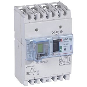 LEGRAND 420156Legrand DPX3 160 Kompakt Şalter - Termik manyetik - 4 kutup - Entegre kaçak akım modüllü - Icu(kA) 50 - In(A) 125Legrand DPX3 160 Kompakt Şalter - Termik manyetik - 4 kutup{ubercoelektromarket}