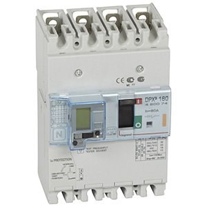 LEGRAND 420074Legrand DPX3 160 Kompakt Şalter - Termik manyetik - 4 kutup - Entegre kaçak akım modüllü - Icu(kA) 25 - In(A) 80Legrand DPX3 160 Kompakt Şalter - Termik manyetik - 4 kutup{ubercoelektromarket}