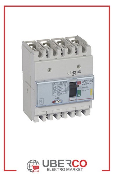 LEGRAND 420011Legrand DPX3 160 Kompakt Şalter - Termik manyetik - 4 kutup - Icu(kA) 16 - In(A) 25Legrand DPX3 160 Kompakt Şalter - Termik manyetik - 4 kutup{ubercoelektromarket}