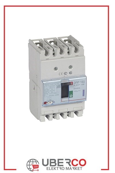 LEGRAND 420122Legrand DPX3 160 Kompakt Şalter - Termik manyetik - 3 kutup - Icu(kA) 50 - In(A) 40Legrand DPX3 160 Kompakt Şalter - Termik manyetik - 3 kutup{ubercoelektromarket}