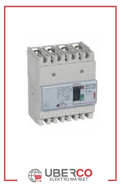 LEGRAND 420097Legrand DPX3 160 Kompakt Şalter - Termik manyetik - 4 kutup - Icu(kA) 36 - In(A) 160Legrand DPX3 160 Kompakt Şalter - Termik manyetik - 4 kutup{ubercoelektromarket}