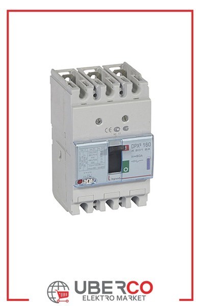 LEGRAND 420124Legrand DPX3 160 Kompakt Şalter - Termik manyetik - 3 kutup - Icu(kA) 50 - In(A) 80Legrand DPX3 160 Kompakt Şalter - Termik manyetik - 3 kutup{ubercoelektromarket}