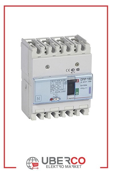 LEGRAND 420135Legrand DPX3 160 Kompakt Şalter - Termik manyetik - 4 kutup - Icu(kA) 50 - In(A) 100Legrand DPX3 160 Kompakt Şalter - Termik manyetik - 4 kutup{ubercoelektromarket}