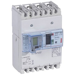LEGRAND 420112Legrand DPX3 160 Kompakt Şalter - Termik manyetik - 4 kutup - Entegre kaçak akım modüllü - Icu(kA) 36 - In(A) 40Legrand DPX3 160 Kompakt Şalter - Termik manyetik - 4 kutup{ubercoelektromarket}