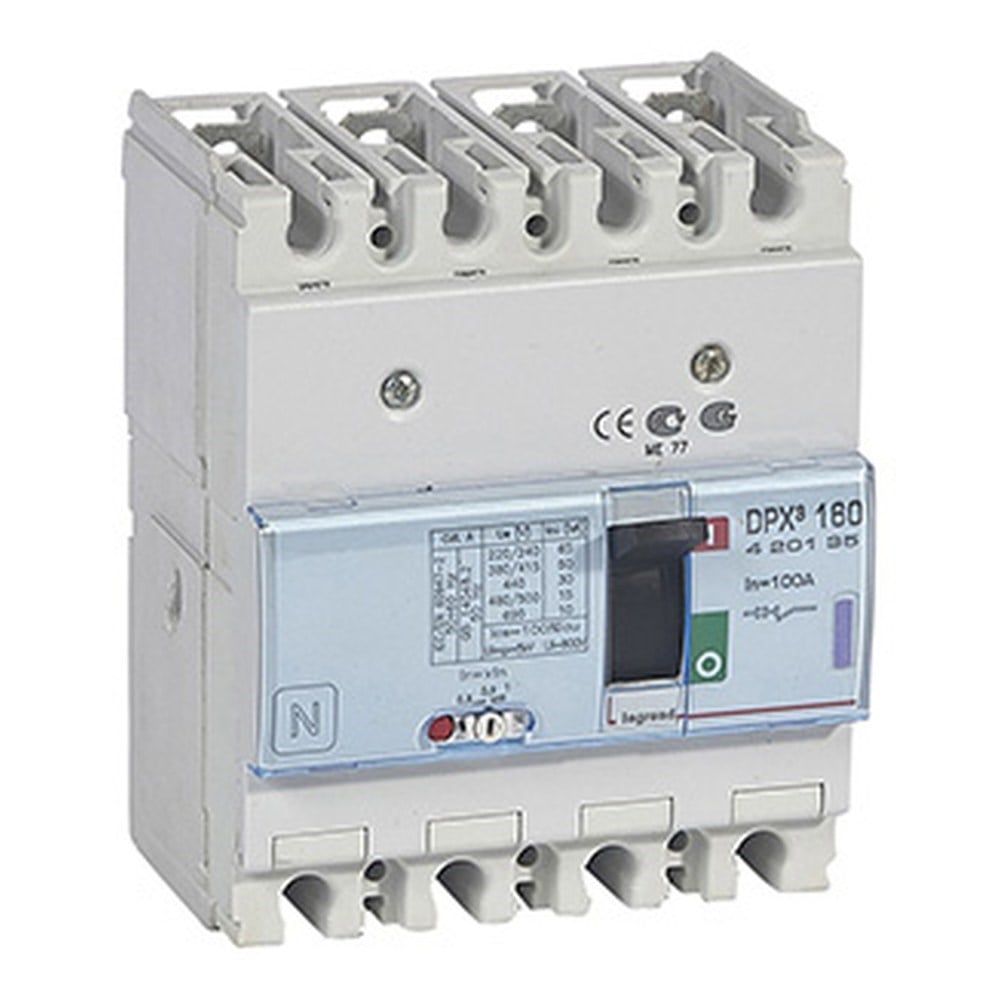 LEGRAND 420135Legrand DPX3 160 Kompakt Şalter - Termik manyetik - 4 kutup - Icu(kA) 50 - In(A) 100Legrand DPX3 160 Kompakt Şalter - Termik manyetik - 4 kutup{ubercoelektromarket}