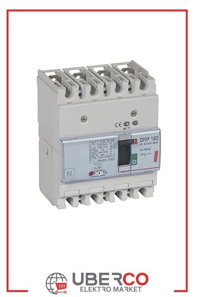 LEGRAND 420094Legrand DPX3 160 Kompakt Şalter - Termik manyetik - 4 kutup - Icu(kA) 36 - In(A) 80Legrand DPX3 160 Kompakt Şalter - Termik manyetik - 4 kutup{ubercoelektromarket}