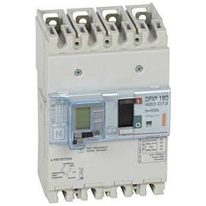 LEGRAND 420073Legrand DPX3 160 Kompakt Şalter - Termik manyetik - 4 kutup - Entegre kaçak akım modüllü - Icu(kA) 25 - In(A) 63Legrand DPX3 160 Kompakt Şalter - Termik manyetik - 4 kutup{ubercoelektromarket}