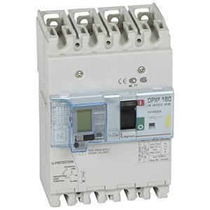 LEGRAND 420033Legrand DPX3 160 Kompakt Şalter - Termik manyetik - 4 kutup - Entegre kaçak akım modüllü - Icu(kA) 16 - In(A) 63Legrand DPX3 160 Kompakt Şalter - Termik manyetik - 4 kutup{ubercoelektromarket}