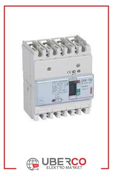LEGRAND 420091Legrand DPX3 160 Kompakt Şalter - Termik manyetik - 4 kutup - Icu(kA) 36 - In(A) 25Legrand DPX3 160 Kompakt Şalter - Termik manyetik - 4 kutup{ubercoelektromarket}