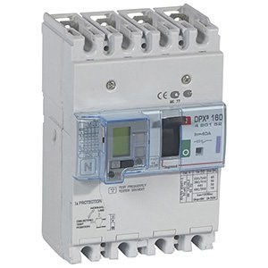 LEGRAND 420152Legrand DPX3 160 Kompakt Şalter - Termik manyetik - 4 kutup - Entegre kaçak akım modüllü - Icu(kA) 50 - In(A) 40Legrand DPX3 160 Kompakt Şalter - Termik manyetik - 4 kutup{ubercoelektromarket}