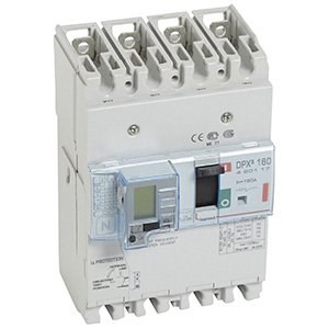 LEGRAND 420117Legrand DPX3 160 Kompakt Şalter - Termik manyetik - 4 kutup - Entegre kaçak akım modüllü - Icu(kA) 36 - In(A) 160Legrand DPX3 160 Kompakt Şalter - Termik manyetik - 4 kutup{ubercoelektromarket}