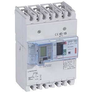 LEGRAND 420115Legrand DPX3 160 Kompakt Şalter - Termik manyetik - 4 kutup - Entegre kaçak akım modüllü - Icu(kA) 36 - In(A) 100Legrand DPX3 160 Kompakt Şalter - Termik manyetik - 4 kutup{ubercoelektromarket}