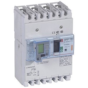 LEGRAND 420071Legrand DPX3 160 Kompakt Şalter - Termik manyetik - 4 kutup - Entegre kaçak akım modüllü - Icu(kA) 25 - In(A) 25Legrand DPX3 160 Kompakt Şalter - Termik manyetik - 4 kutup{ubercoelektromarket}
