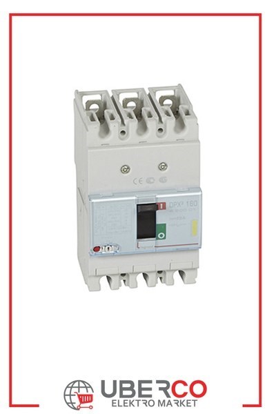 LEGRAND 420126Legrand DPX3 160 Kompakt Şalter - Termik manyetik - 3 kutup - Icu(kA) 50 - In(A) 125Legrand DPX3 160 Kompakt Şalter - Termik manyetik - 3 kutup{ubercoelektromarket}