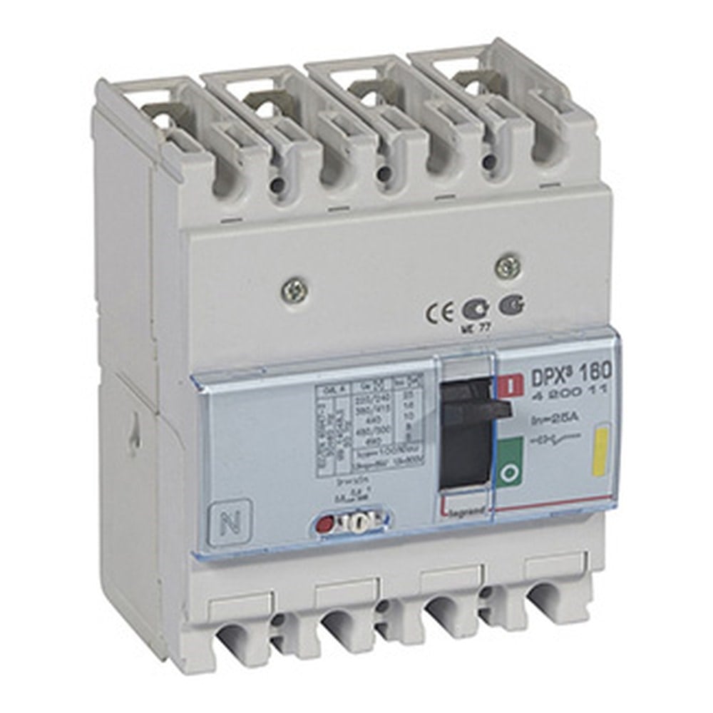 LEGRAND 420011Legrand DPX3 160 Kompakt Şalter - Termik manyetik - 4 kutup - Icu(kA) 16 - In(A) 25Legrand DPX3 160 Kompakt Şalter - Termik manyetik - 4 kutup{ubercoelektromarket}
