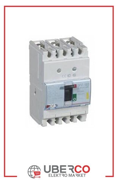 LEGRAND 420006Legrand DPX3 160 Kompakt Şalter - Termik manyetik - 3 kutup - Icu(kA) 16 - In(A) 125Legrand DPX3 160 Kompakt Şalter - Termik manyetik - 3 kutup{ubercoelektromarket}