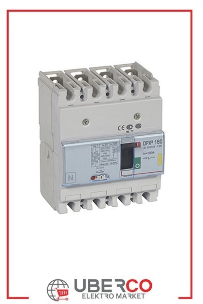 LEGRAND 420015Legrand DPX3 160 Kompakt Şalter - Termik manyetik - 4 kutup - Icu(kA) 16 - In(A) 100Legrand DPX3 160 Kompakt Şalter - Termik manyetik - 4 kutup{ubercoelektromarket}