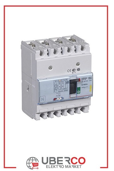 LEGRAND 420014Legrand DPX3 160 Kompakt Şalter - Termik manyetik - 4 kutup - Icu(kA) 16 - In(A) 80Legrand DPX3 160 Kompakt Şalter - Termik manyetik - 4 kutup{ubercoelektromarket}