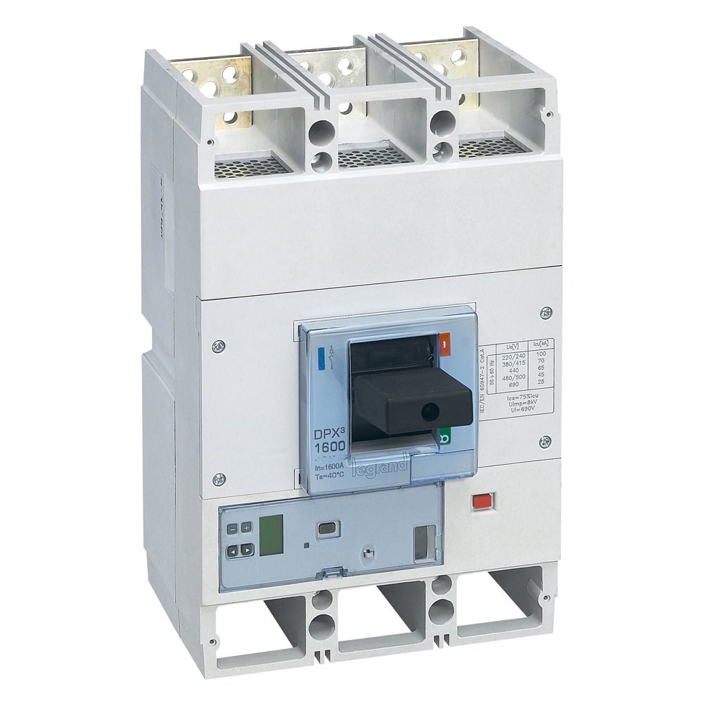 LEGRAND 422399Legrand DPX3 1600 Kompakt Şalter - Elektronik Sg Versiyon - 3 kutup - Icu(kA) 36 - In(A) 1600Legrand DPX3 1600 Kompakt Şalter - Elektronik Sg Versiyon{ubercoelektromarket}