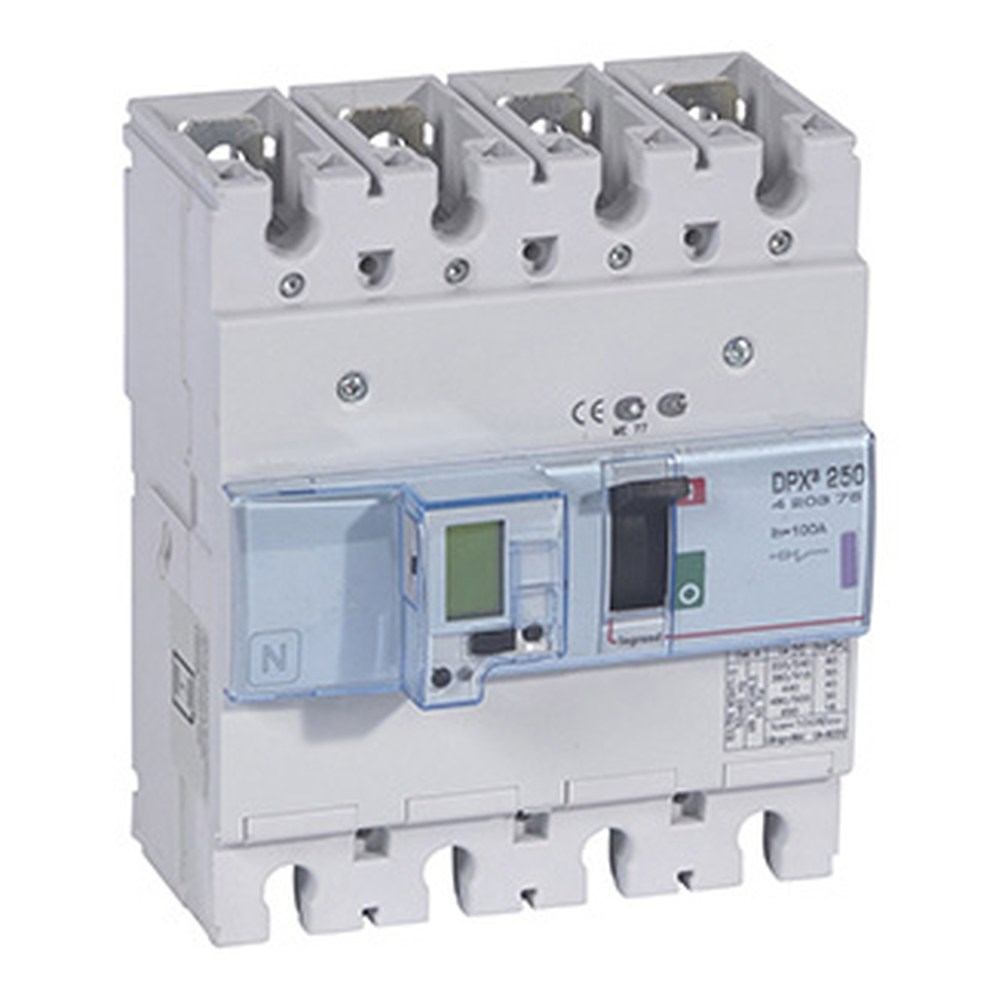 LEGRAND 420375Legrand DPX3 250 Kompakt Şalter - Elektronik korumalı - 4 kutup - Icu(kA) 50 - In(A) 100Legrand DPX3 250 Kompakt Şalter - Elektronik korumalı - 4{ubercoelektromarket}