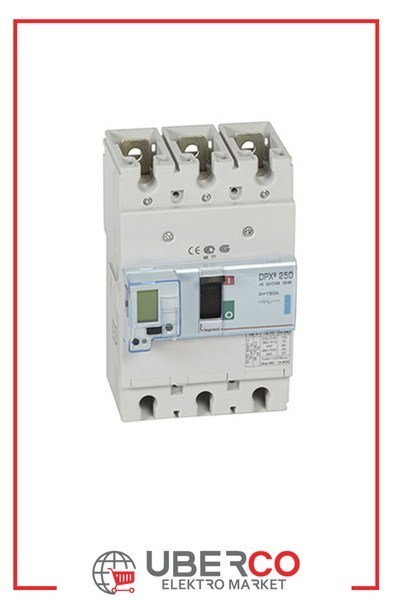 LEGRAND 420638Legrand DPX3 250 Kompakt Şalter - Elektronik korumalı - 3 kutup - Icu(kA) 70 - In(A) 160Legrand DPX3 250 Kompakt Şalter - Elektronik korumalı - 3{ubercoelektromarket}
