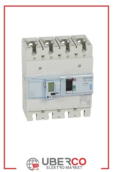 LEGRAND 420648Legrand DPX3 250 Kompakt Şalter - Elektronik korumalı - 4 kutup - Icu(kA) 70 - In(A) 160Legrand DPX3 250 Kompakt Şalter - Elektronik korumalı - 4{ubercoelektromarket}