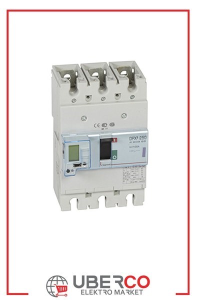 LEGRAND 420365Legrand DPX3 250 Kompakt Şalter - Elektronik korumalı - 3 kutup - Icu(kA) 50 - In(A) 100Legrand DPX3 250 Kompakt Şalter - Elektronik korumalı - 3{ubercoelektromarket}