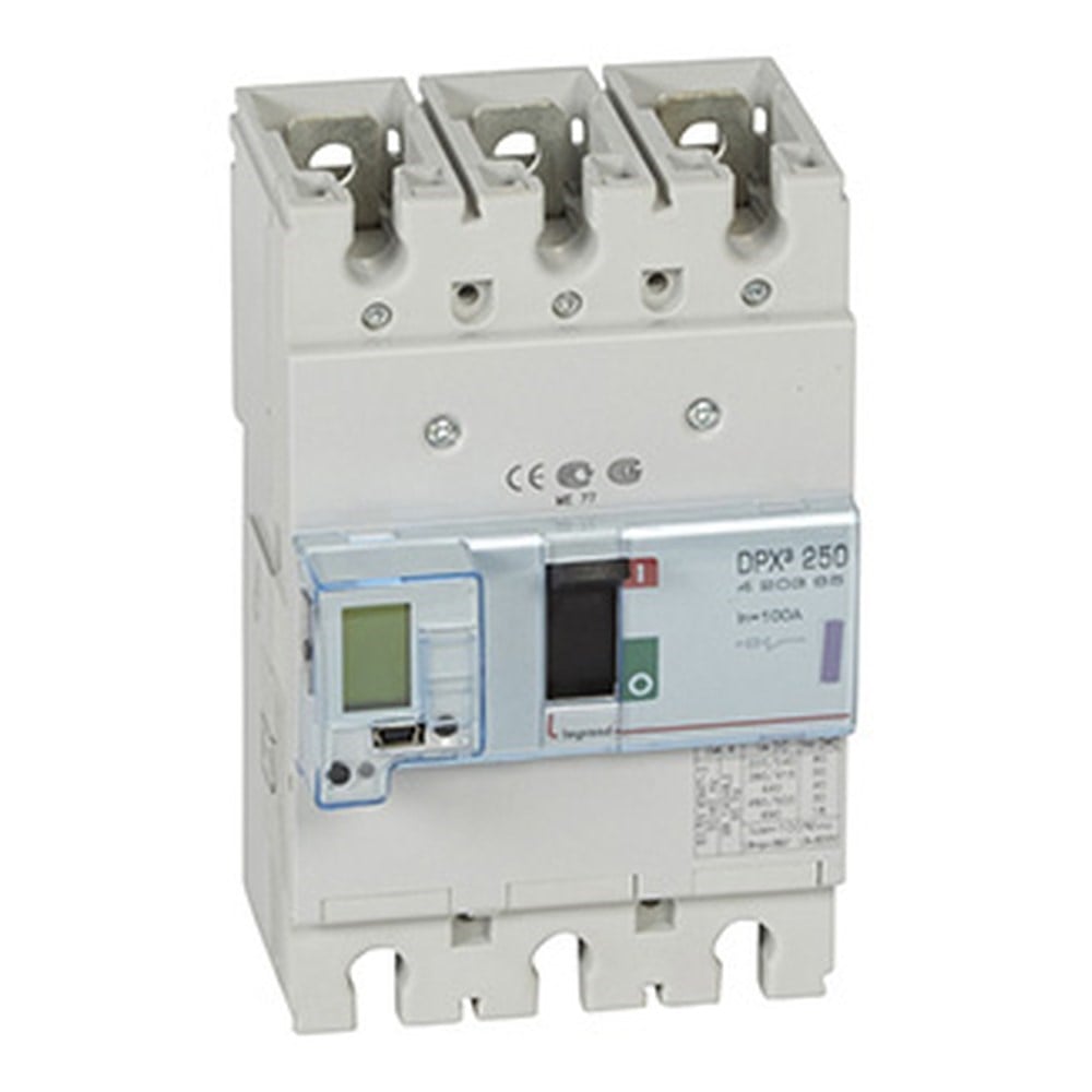 LEGRAND 420365Legrand DPX3 250 Kompakt Şalter - Elektronik korumalı - 3 kutup - Icu(kA) 50 - In(A) 100Legrand DPX3 250 Kompakt Şalter - Elektronik korumalı - 3{ubercoelektromarket}