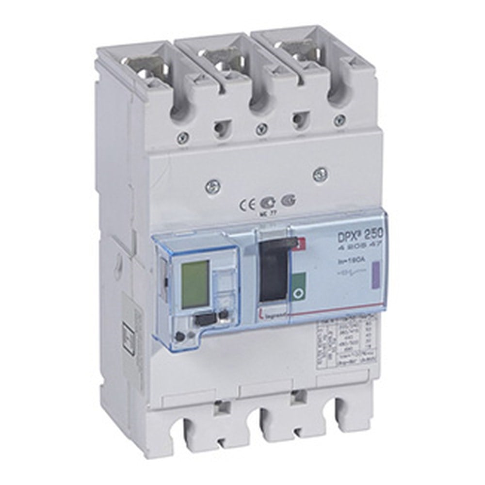 LEGRAND 420547Legrand DPX3 250 Kompakt Şalter - Elektronik (toprak hatasına karşı koruma) - 3 kutup - Icu(kA) 50 - In(A) 160Legrand DPX3 250 Kompakt Şalter - Elektronik (toprak{ubercoelektromarket}
