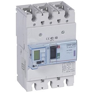 LEGRAND 420547Legrand DPX3 250 Kompakt Şalter - Elektronik (toprak hatasına karşı koruma) - 3 kutup - Icu(kA) 50 - In(A) 160Legrand DPX3 250 Kompakt Şalter - Elektronik (toprak{ubercoelektromarket}